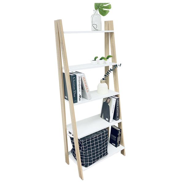 Kệ Sách GAPI Đa Năng Athena 5F Trắng Vân Gỗ GAPI - GP114