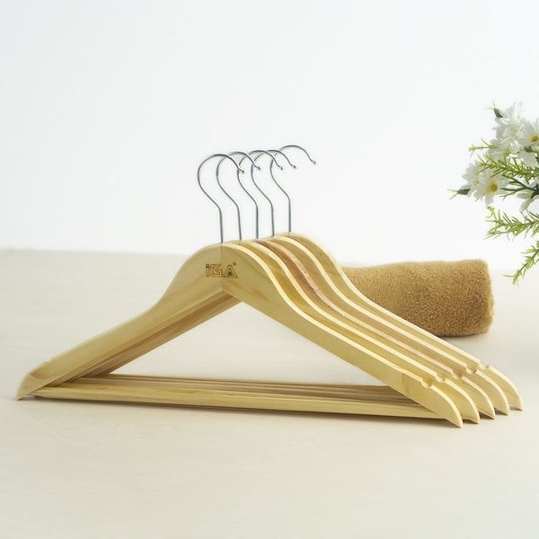 Bộ 5 Cái Móc Treo Quần Áo Đa Năng Gỗ Tự Nhiên GAPI - GN70