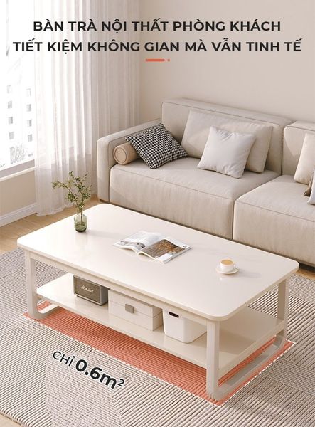 Bàn Trà Sofa Phòng Khách Thông Minh 2 Tầng Hiện Đại GAPI - GM135