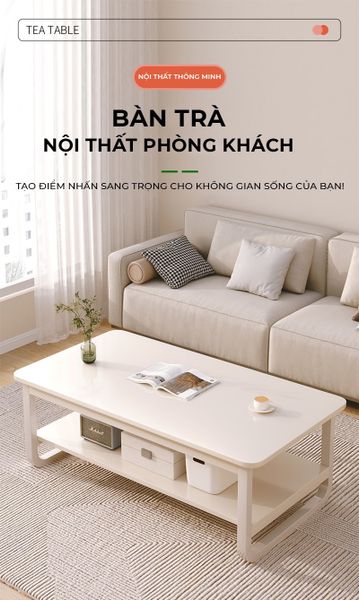 Bàn Trà Sofa Phòng Khách Thông Minh 2 Tầng Hiện Đại GAPI - GM135