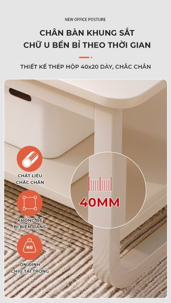 Bàn Trà Sofa Phòng Khách Thông Minh 2 Tầng Hiện Đại GAPI - GM135
