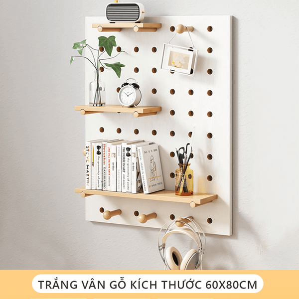 Bảng Treo Tường Trang Trí PEGBOARD gỗ - GP295