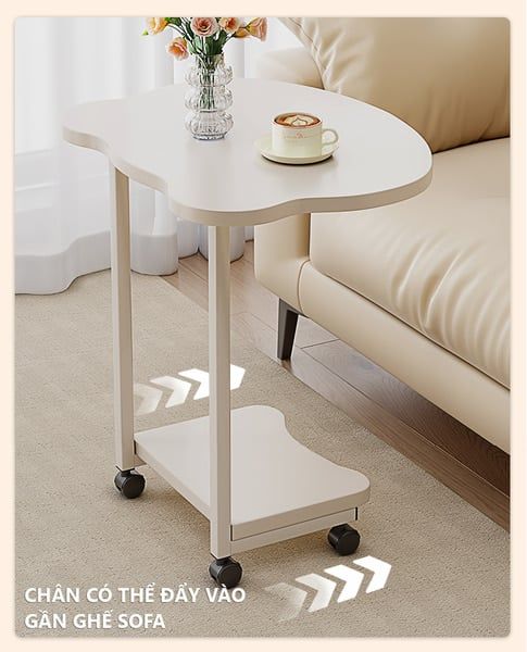 Bàn Trà Thông Minh Tích Hợp Bánh Xe - GM117 - hết hàng