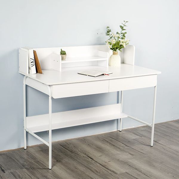 Bàn Làm Việc Có Ngăn Kéo Tích Hợp Kệ Sách Đa Năng Gỗ MDF GAPI - GM162