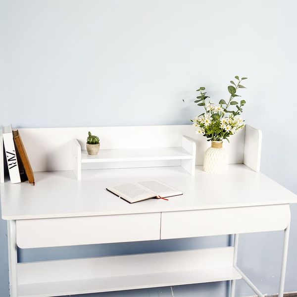 Bàn Làm Việc Có Ngăn Kéo Tích Hợp Kệ Sách Đa Năng Gỗ MDF GAPI - GM162