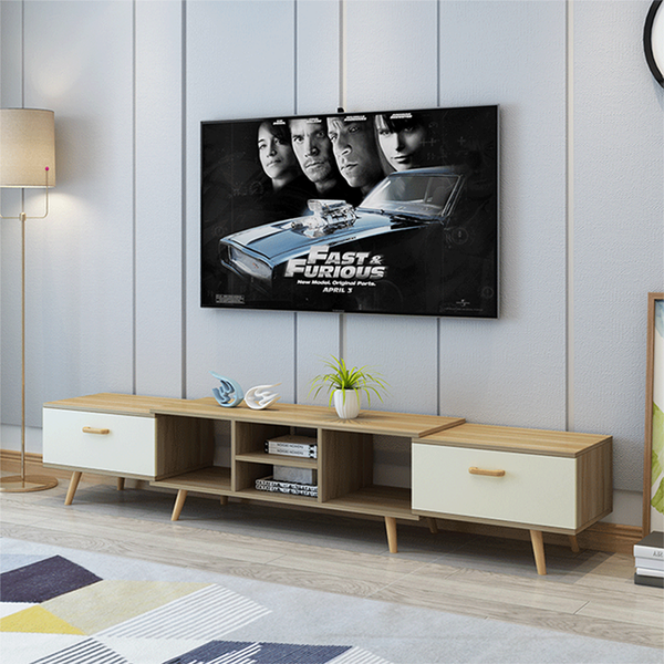 [Giảm giá 60%] Kệ Tivi GAPI Có Thể Thay Đổi Kích Thước Màu Gỗ Phối Trắng - GP83