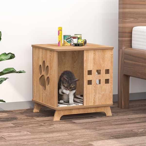 Nhà Cho Mèo GAPI PET Màu Gỗ - GP206