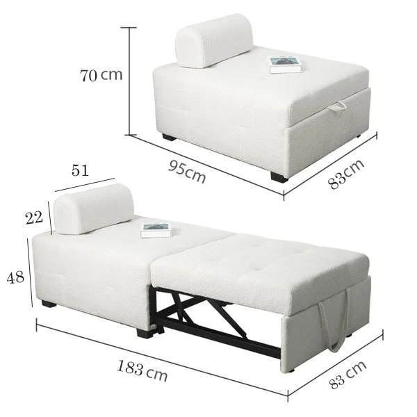 [Giảm giá 60%] Ghế Sofa Giường Thông Minh GAPI - GC40