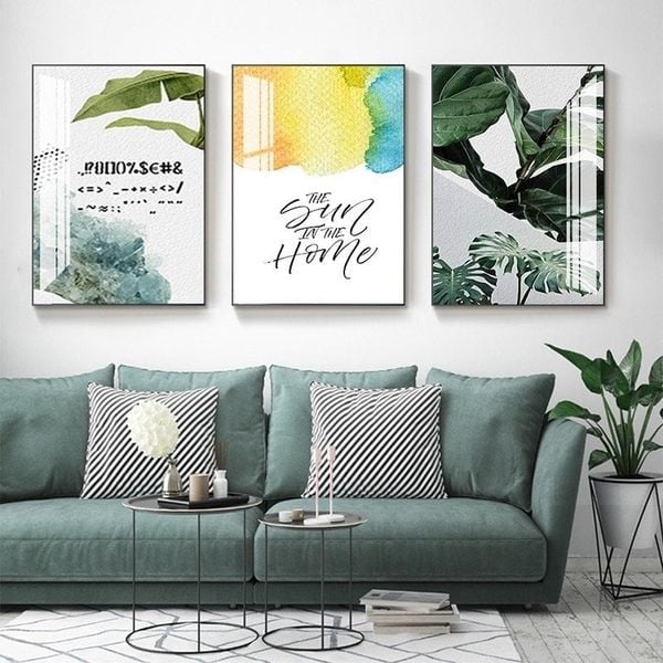 Bộ tranh 3 bức ghép hình chữ nhật kt 40*60*3 - GD-A