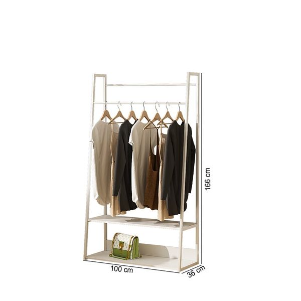 Giá Treo Quần Áo Gỗ MDF 2 Tầng 15 Ly Đơn Giản, Hiện Đại GAPI - GM122