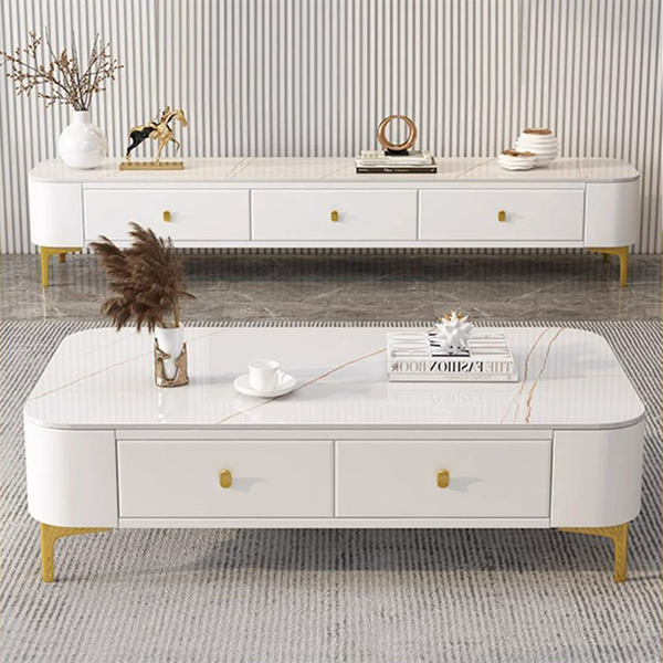 Bàn trà TC xám vân đá GM168