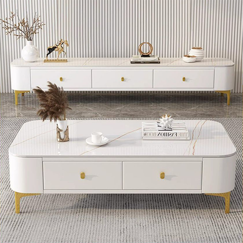 Bàn trà TC xám vân đá GM168