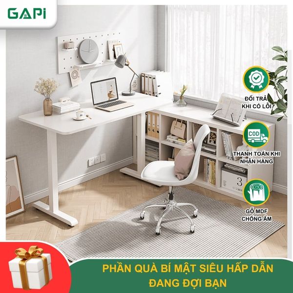 Bàn Làm Việc Chân Sắt Thông Minh Hiện Đại GAPI - GM114