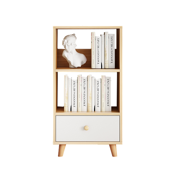 Kệ Sách Đa Năng GAPI S Style Màu Gỗ Phối Trắng - GP144