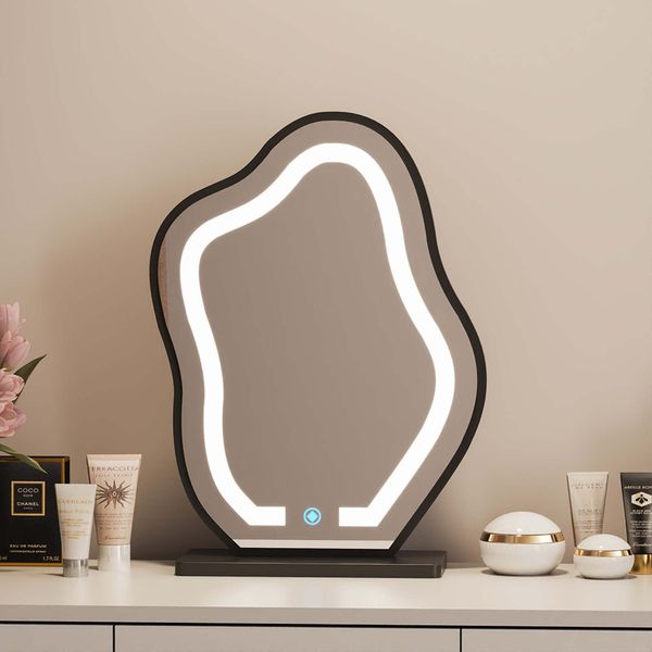 Gương Bàn Trang Điểm Nhỏ Gọn Hình Đám Mây có Cảm Ứng LED Hiện Đại GAPI - GP294