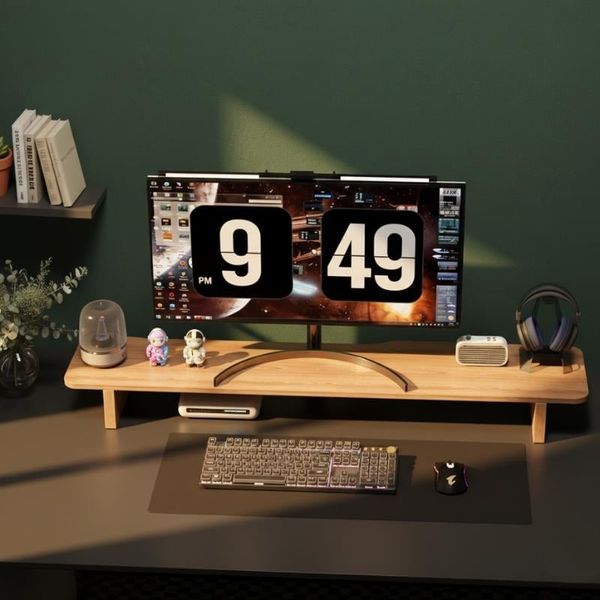 Kệ Gỗ Để Màn Hình Máy Tính Nhỏ Gọn Tiện Dụng - Nội Thất IGA - GA28