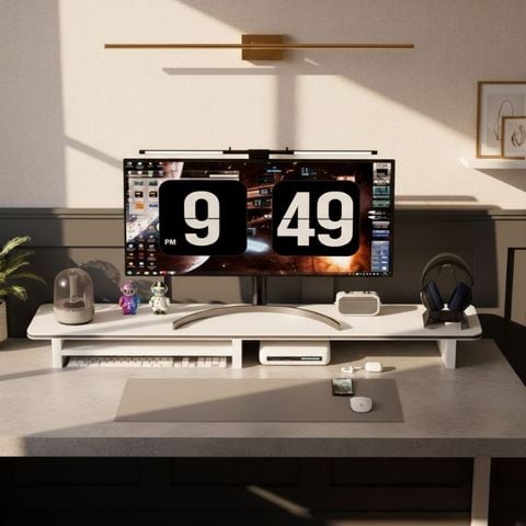 Kệ Gỗ Để Màn Hình Máy Tính Đa Năng - Nội Thất IGA - GA35