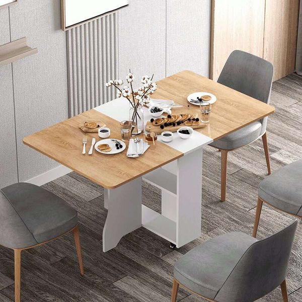 Bàn Ăn Thông Minh Gấp Gọn Gỗ MDF Hiện Đại GAPI - BATM5