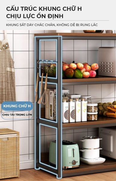 Kệ Bếp Đa Năng Thông Minh Nhiều Tầng Tiện Lợi, Hiện Đại GAPI - GM136