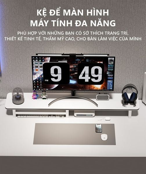 Kệ Màn Hình Có Ngăn Tủ GAPI - GA35