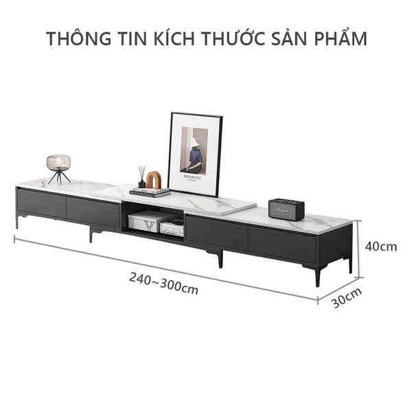 Kệ Tivi Thông Minh Thay Đổi Kích Thước Hiện Đại GAPI - GP299