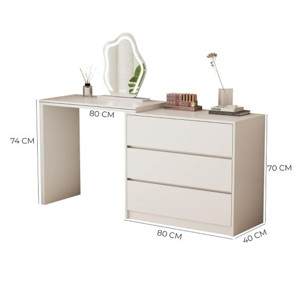 Bàn Trang Điểm Kèm Tủ Đựng Đồ GAPI - GP325 (KHÔNG KÈM GƯƠNG)