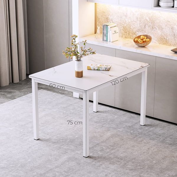 Bàn ăn vân đá cao cấp hiện đại, sang trọng cho không gian sống - GM213