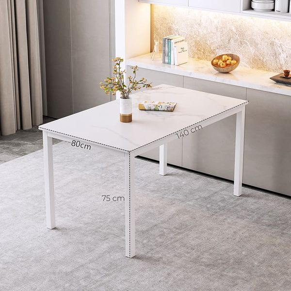 Bàn ăn vân đá cao cấp hiện đại, sang trọng cho không gian sống - GM213