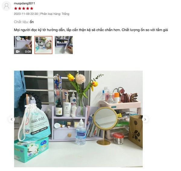 Kệ Sách Để Bàn Có 4 Ngăn Tủ, 1 Hộc Tủ Nhỏ Gọn - GP258