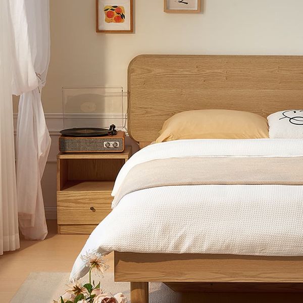 Tủ đầu giường gỗ công nghiệp 1 ngăn kéo và 1 hộc mở tiện lợi - GP343