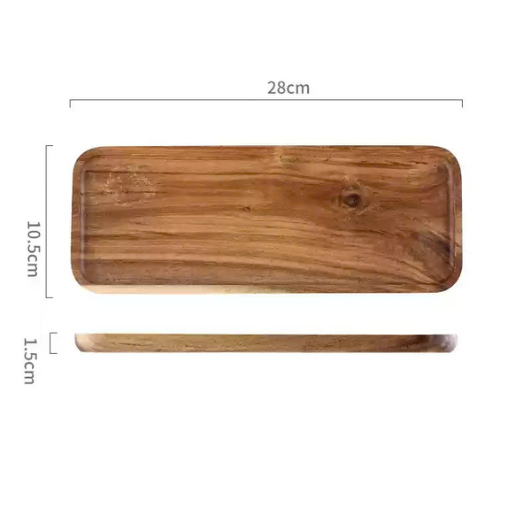Khay gỗ décor hình chữ nhật - PG31
