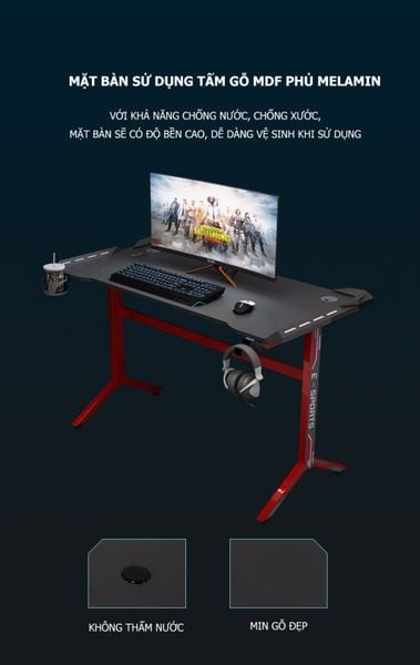 [Giảm giá 60%] Bàn Gaming Đa Năng Chân Chữ Y - GM72