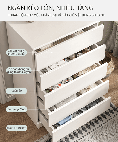 Tủ Đựng Đồ Đa Năng Có Ngăn GAPI - GP284