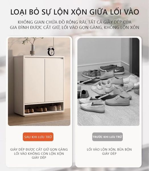 Tủ Giày Gỗ MDF Thông Minh Cánh Mở Đa Năng, Hiện Đại GAPI - GP315