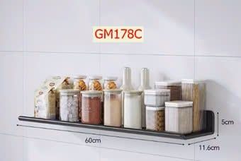 [Giảm giá 60%] Kệ gia vị dán tường đen GM178C.2