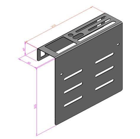 Giá để dao nhà bếp đen GM204A.2