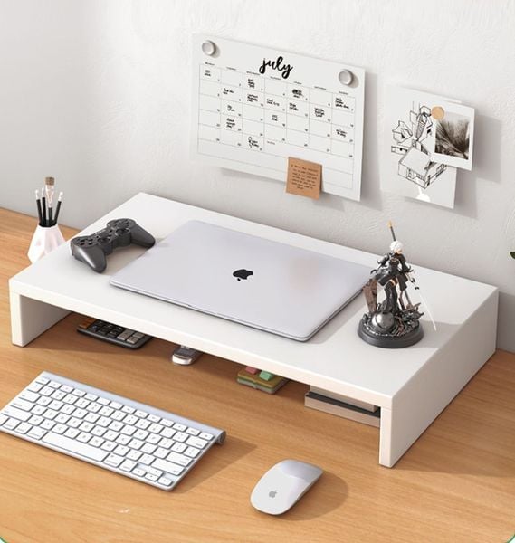 Kệ máy tính trắng GA27.01