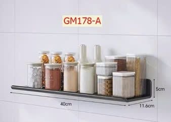 [Giảm giá 60%] Kệ gia vị dán tường đen GM178A.2