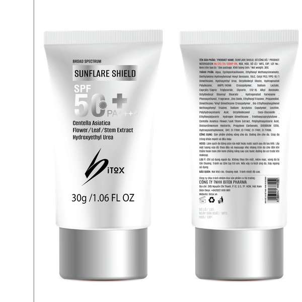  Kem chống nắng vật lý lai hóa học SUNFLARE SHIELD 