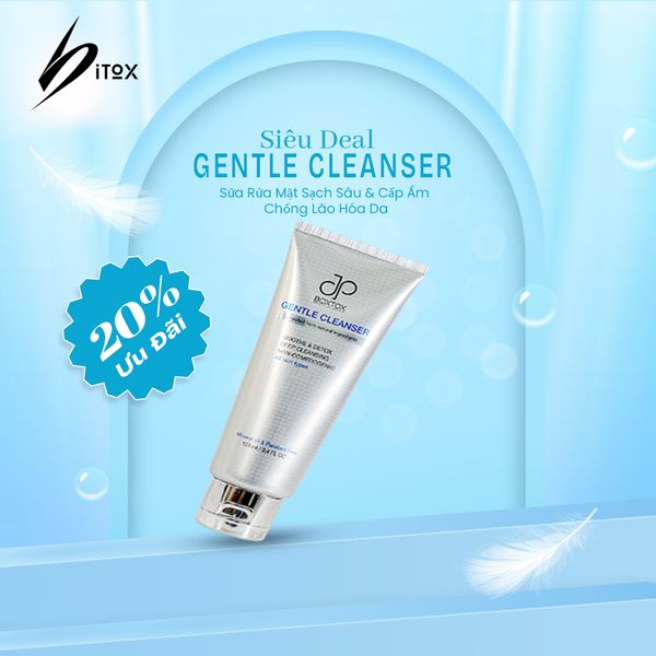  Sữa rửa mặt gentle Cleanser phục hồi da khô thiếu ẩm 