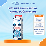  Sữa Tươi Thanh Trùng Lothamilk Hộp 946ML 
