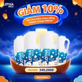  Combo 4 chai Sữa chua uống thanh trùng có đường 1760ml 