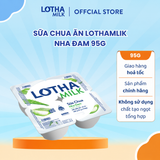  Combo 4 Lốc Sữa Chua Ăn Lothamilk 95G 