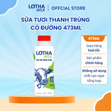  Sữa Tươi Thanh Trùng Lothamilk Chai 473ml 