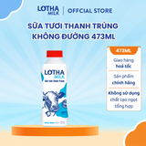  Sữa Tươi Thanh Trùng Lothamilk Chai 473ml 