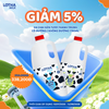 Combo 4 chai Sữa tươi thanh trùng Lothamilk 1760ml 