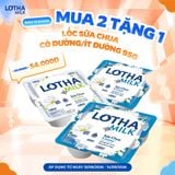  [MUA 2 TẶNG 1] Combo 2 Lốc Sữa Chua Ăn Lothamilk 95G 