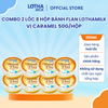  Combo 2 Lốc Bánh Flan Lothamilk Caramel 50g 