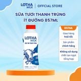  Sữa Tươi Thanh Trùng Lothamilk Chai 857ml 