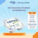  Combo 4 Lốc Sữa Chua Ăn Lothamilk 95G 
